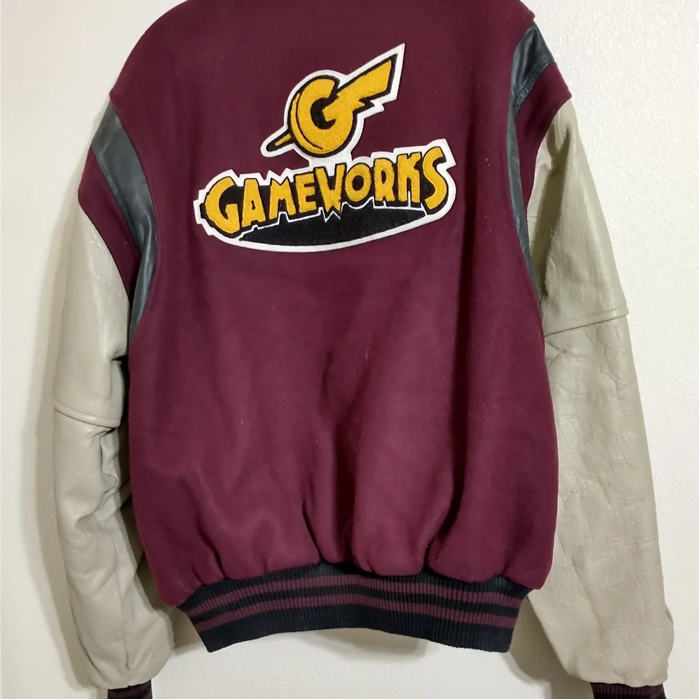 GAMEWORKS SEGA VARSITY JACKET - XL - RARE VINTAGE  1996 Entertainm…